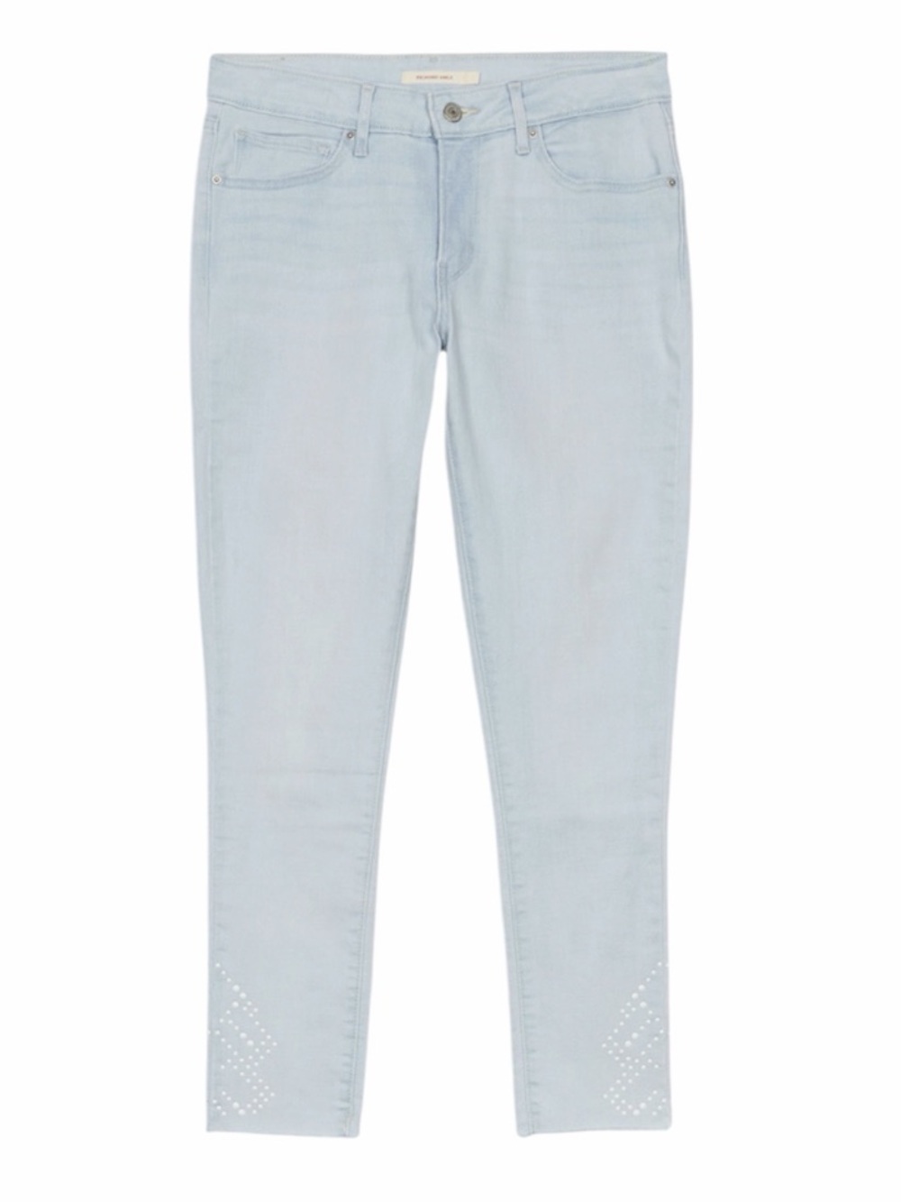Levi’s 711 Studded Sparkle Ankle Skinny Jeans